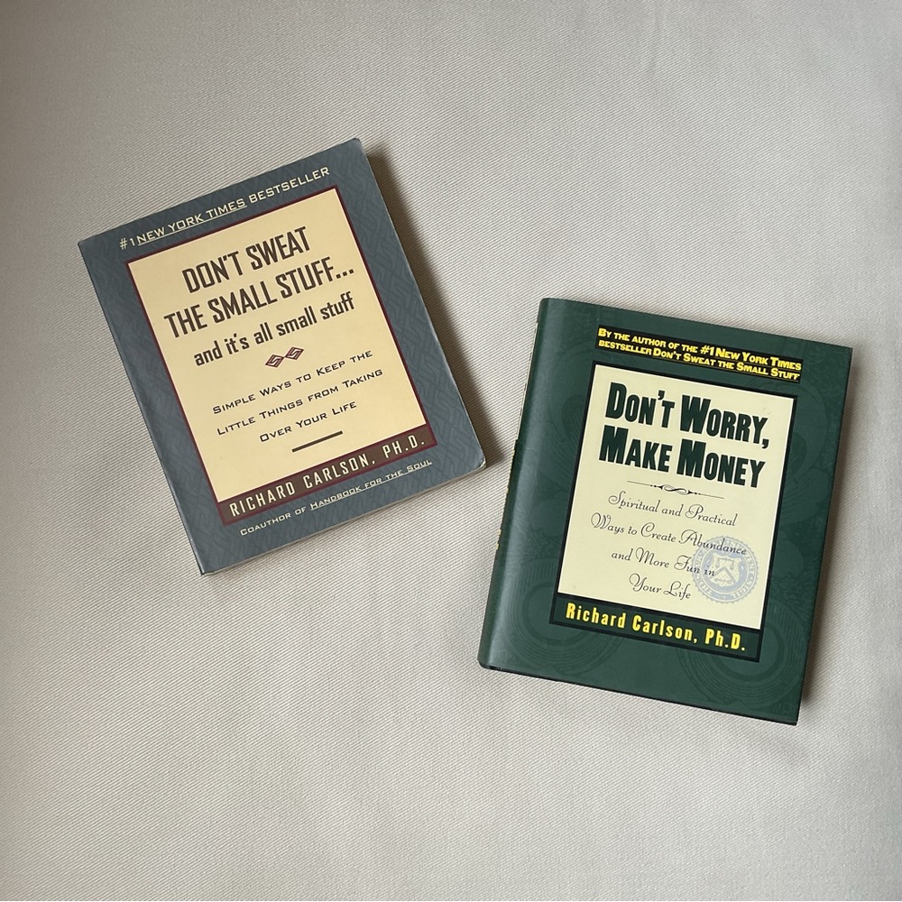 Don’t Sweat The Small Stuff and Don’t Worry, Make Money Set of Two Books